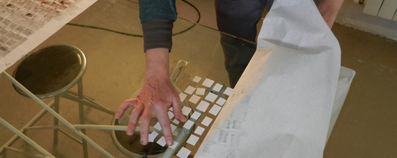 doordruk sjabloneren hoogdruk